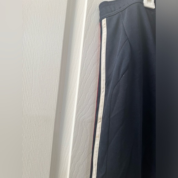 adidas Women's Sz M Navy 3 Striped Climacool Tiro Soccer Track Pants - Picture 6 of 7